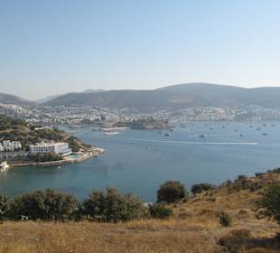 Aussicht auf Bodrum mit Festung
