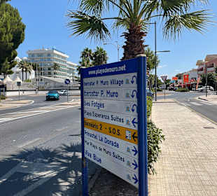 Zentrum de Playa de Muro