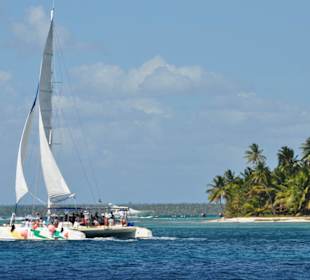 Insel Saona mit Catamaran