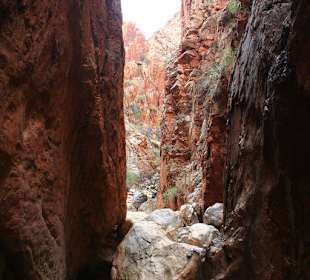 Canyon mit den bis zu 100 m hohen Wänden
