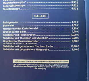 Speisekarte 05/2022