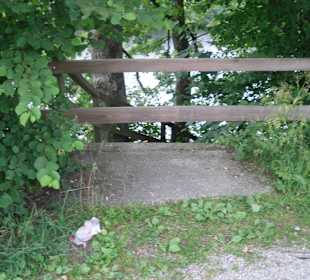 Zugänge zum See versperrt 01.07.13
