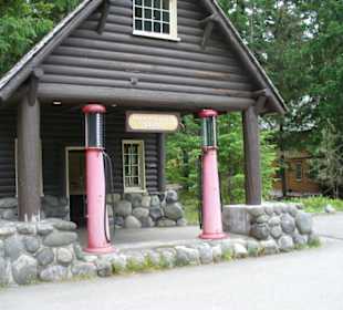 Alte Tankstelle im Nationalpark