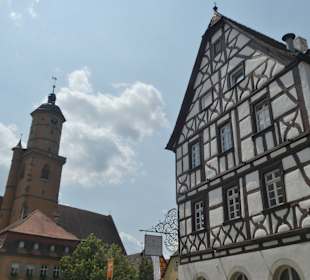 Bei einer Besichtigung der Volkacher Altstadt