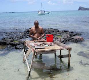 Fischer bei der Arbeit