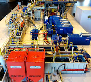 Modell einer Ölförderungsanlage