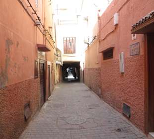 Unterwegs in der Altstadt von Marrakesch