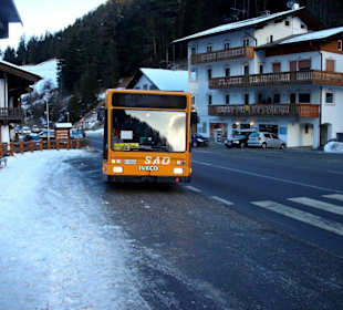 Der Skibus im Grödnertal