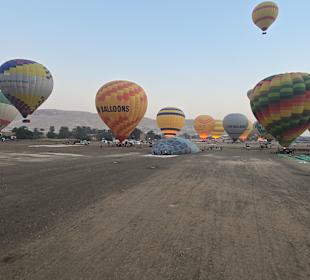 Ballonfahrt über Luxor 