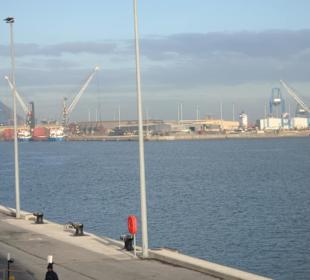 Teilansicht des Hafens