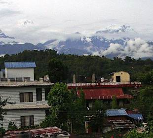 Widok na pasmo Annapurny