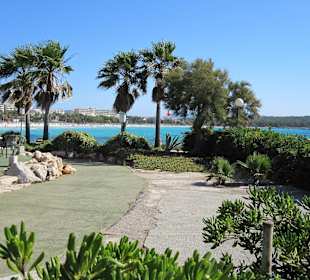 Strand Sa Coma Blickrichtung Hotel