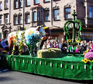Fleischer Innung Fürth Fuß-Festwagen