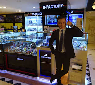 Im Shoppimgcenter unterwegs