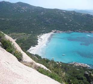 La baia vista dall'alto