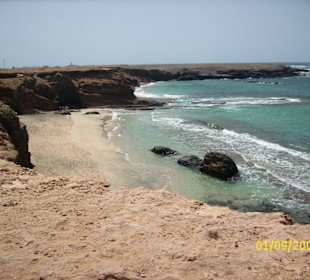 An einem Strand von Cofete