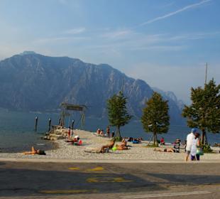 Badeinseln selten am Garda