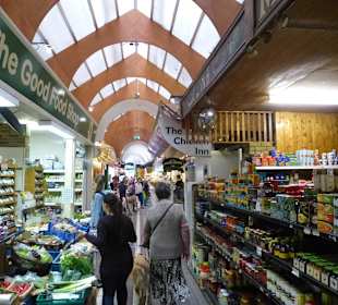 Verkaufsstände im englischen Markt