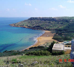 Strand Ramla Bay auf Gozo