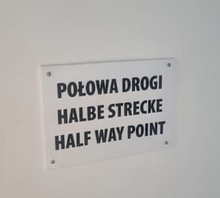 Halbe Strecke bei den Treppen