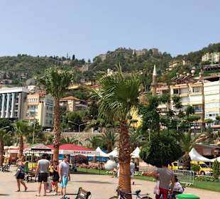 Ansicht von Alanya in Hafennähe