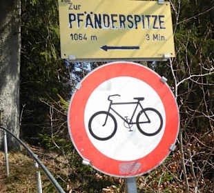Pfänderspitze - Wegweiser