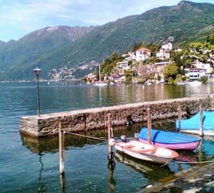 Blick vom Restaurant Mövenpick in Ascona