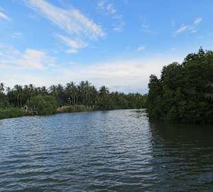 Flussfahrt direkt vor dem Club Hotel Dolphin mit Haralds Boo