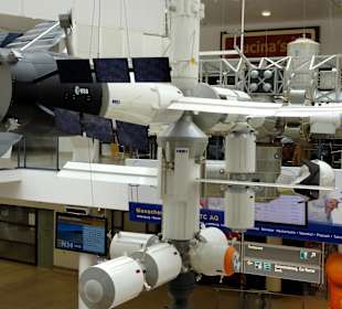 Die ISS unter der Decke