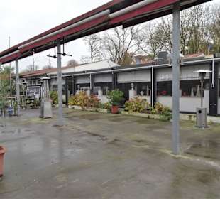 Außenbereich des Restaurant Sparta