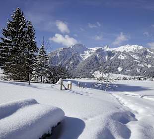 Bergblick zum Hahnenkamm