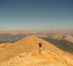 Widok ze szczytu Tahtali 2365 m n.p.m