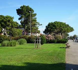 Spaziergang über die Strandpromenade Argelès-Plage