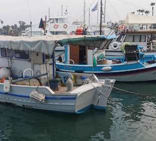 Unterwegs im Hafengebiet von Kos