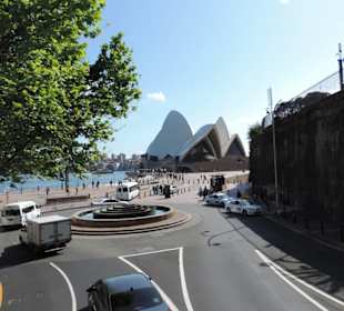 Mit dem Hop-on hop-off Bus in Sydney unterwegs