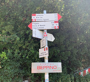 Wandern Vesio di Tremosine