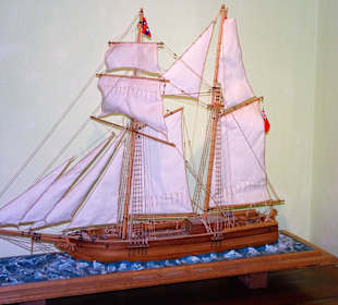 Schiffsmodelle im Sielhafenmuseum