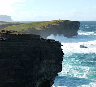Klippen an der Westküste-Hauptinsel der Orkney-Inseln Mainla