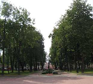 Blick von der Oper zum Park