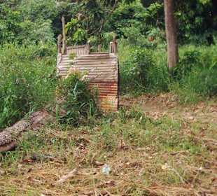 Restroom of the restaurant at the starting point