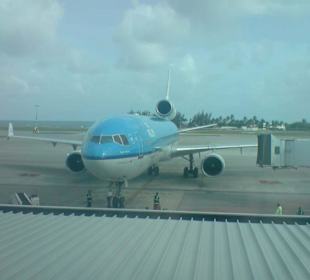 Rückflug mit der MD11 der KLM