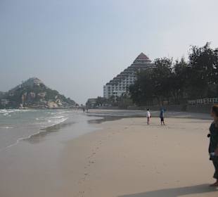 Der normale Strand von Hua Hin