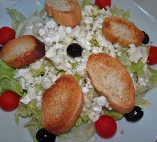 Der Salat im Schafskäse im El Coco Loco