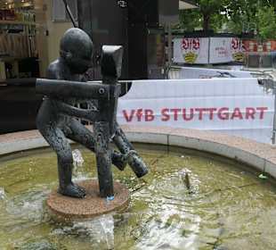 Plastik Spiel mit Marionette