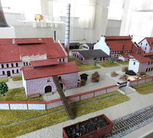 Modell der Glashütte Immenhausen