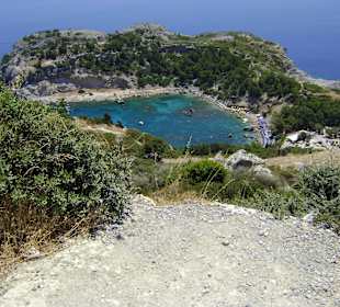 Anthony Quinn Bucht von oben