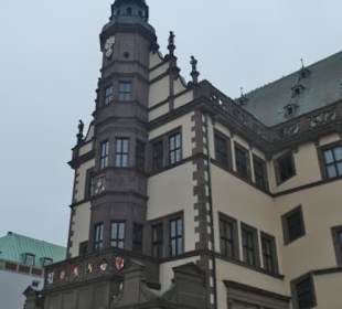 Blick vom Marktplatz zum Alten Rathaus