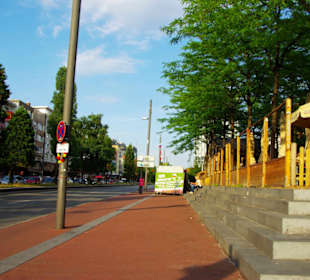 Straßenverlauf große Strasse