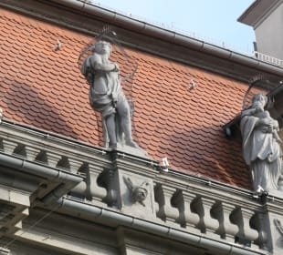 Die einstige Erfurter Waage, seit 1886 Museum