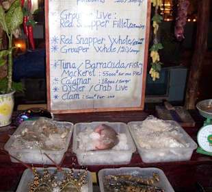 Speisekarte des Tages